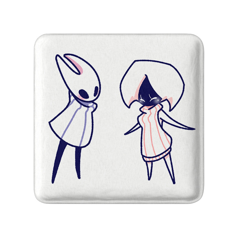 مگنت خندالو طرح بازی هالو نایت (Hollow Knight) مدل مربعی کد 32998