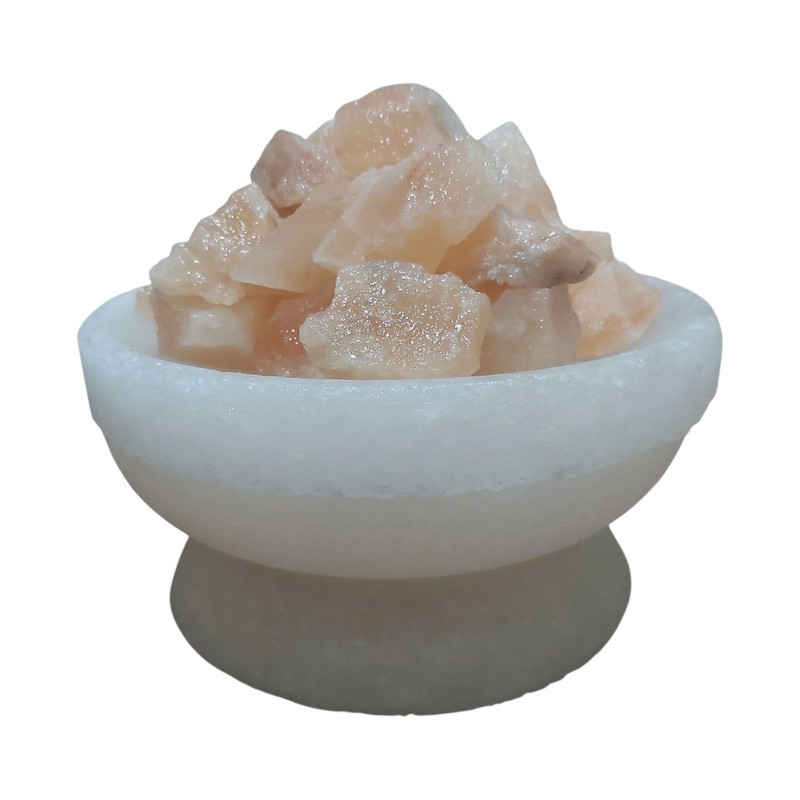 آباژور سنگ نمک مدل کاسه کد 012