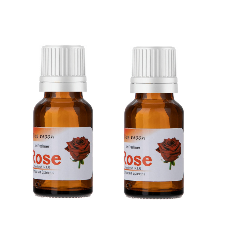 اسانس سوز مدل گل رز سرخ حجم 17 میلی لیتر بسته دو عددی