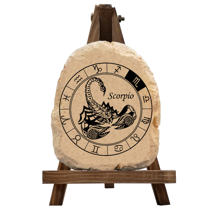 کتیبه دکوری مدل نماد ماه تولد آبان کد HT073