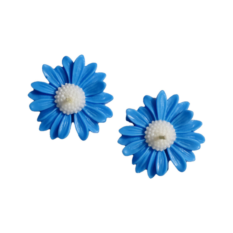 شمع دست ساز مدل گل بابونه بسته 2 عددی