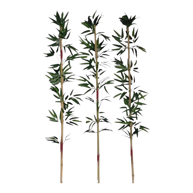گل مصنوعی مدل شاخه بامبو خیزران مجموعه 3 عددی
