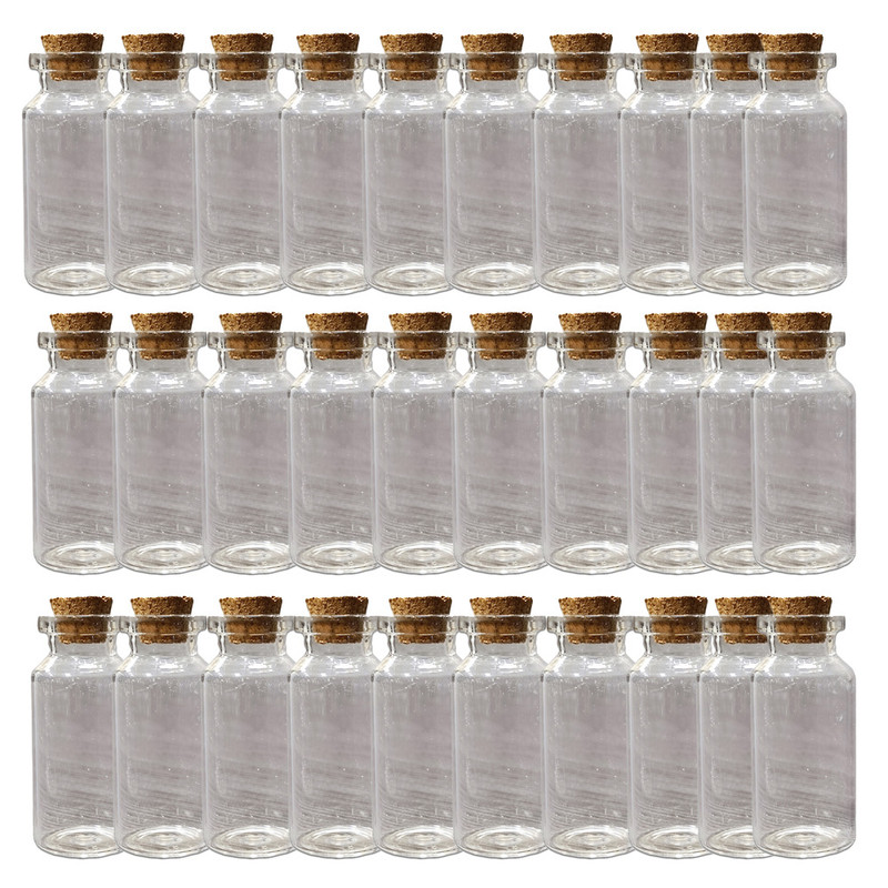 بطری دکوری مدل شیشه گیفت بسته 30 عددی