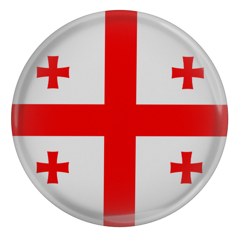 مگنت طرح پرچم کشور گرجستان مدل S12323