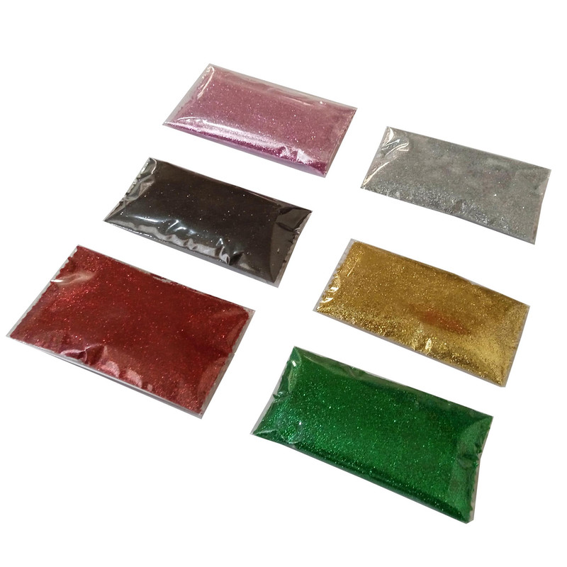 پودر اکلیل مدل متنوع وزن 15 گرم بسته 6 عددي