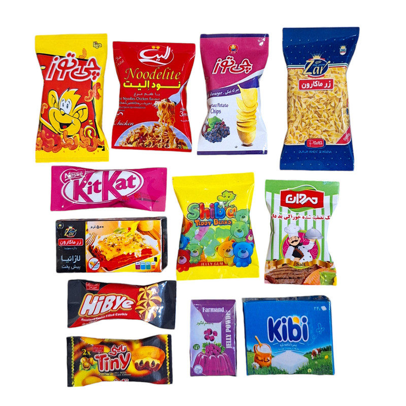 مگنت مدل مینیاتوری مجموعه 12 عددی