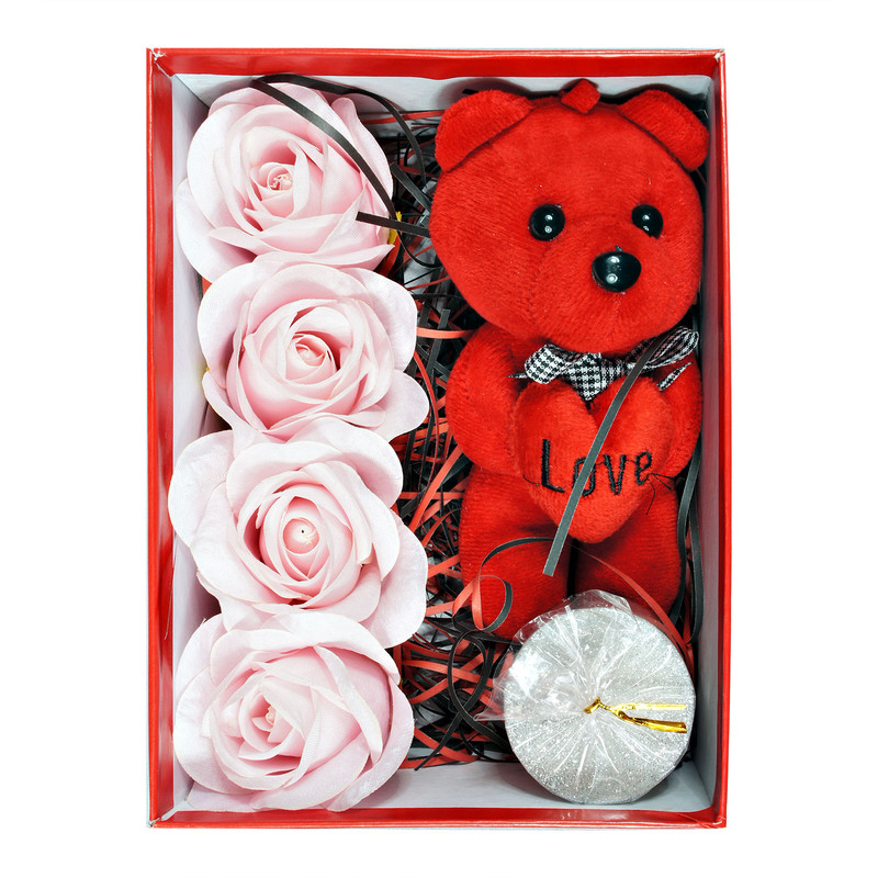 ست هدیه روز عشق مدل خرس مجموعه 8 عددی