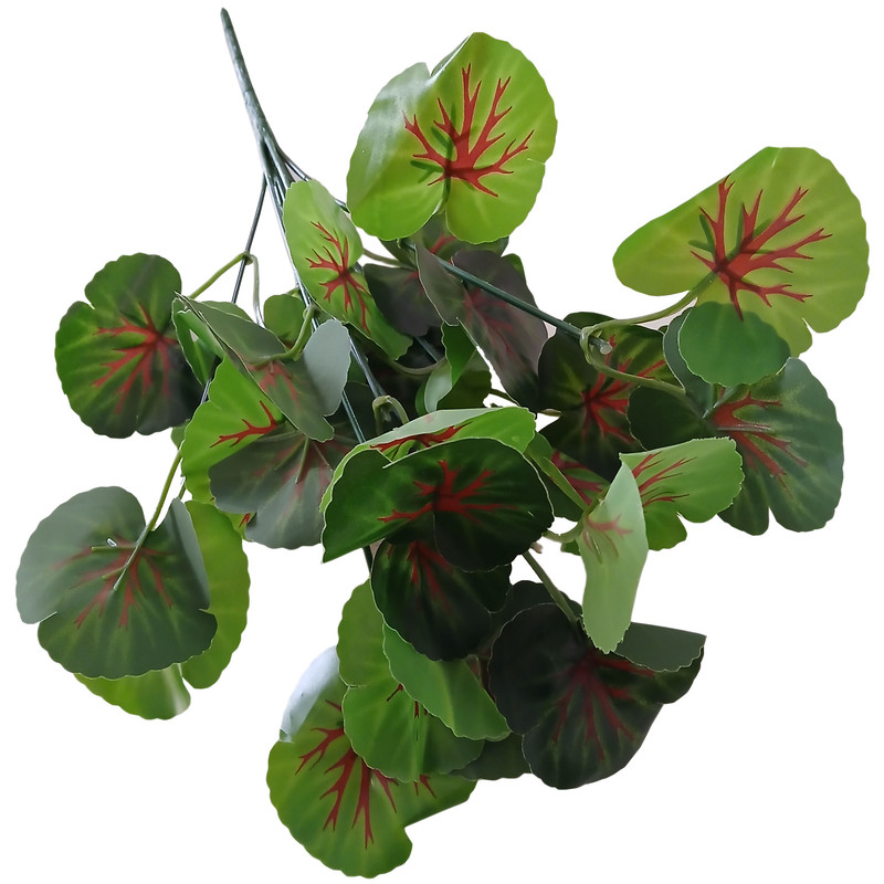 گل مصنوعی مدل بوته شمعدانی لمسی