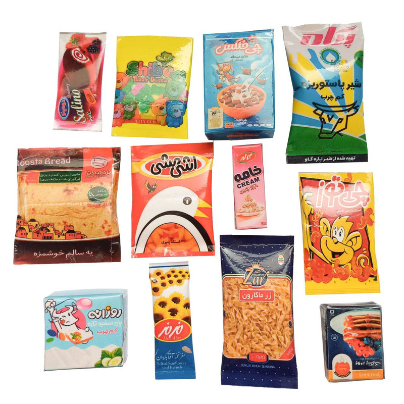 مگنت مدل مینیاتوری مجموعه 12 عددی