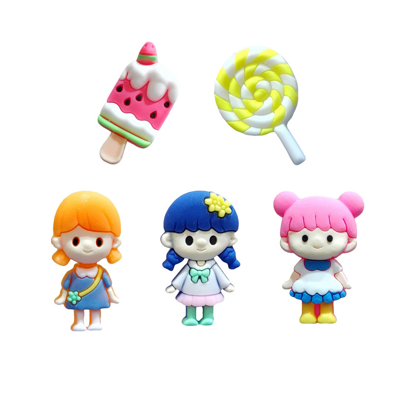 مگنت مدل یخچال طرح عروسکی کد N05 مجموعه پنج عددی