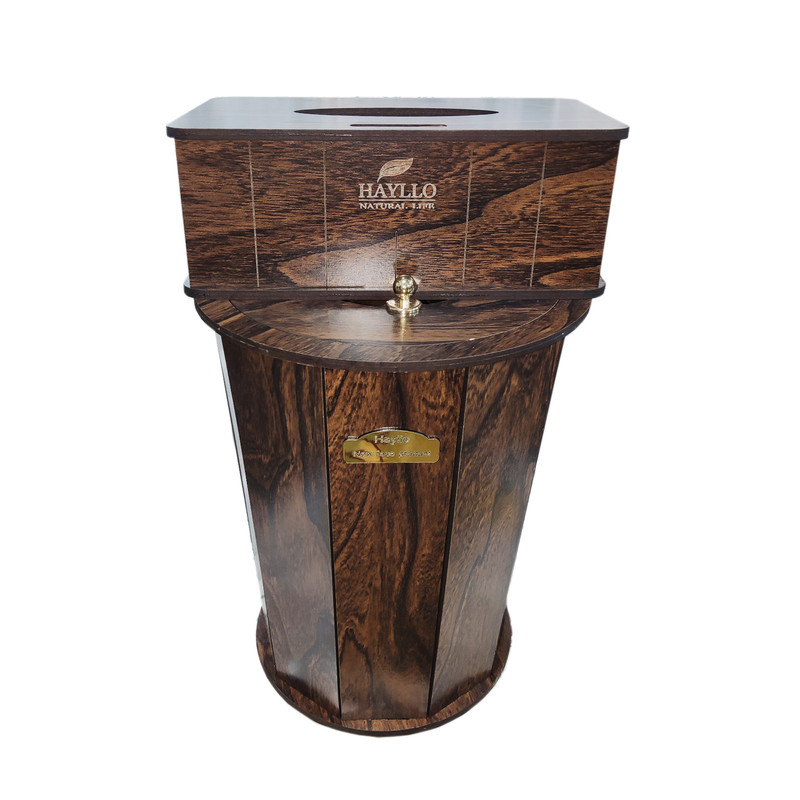 ست سطل و جا دستمال کاغذی مدل Hayllo