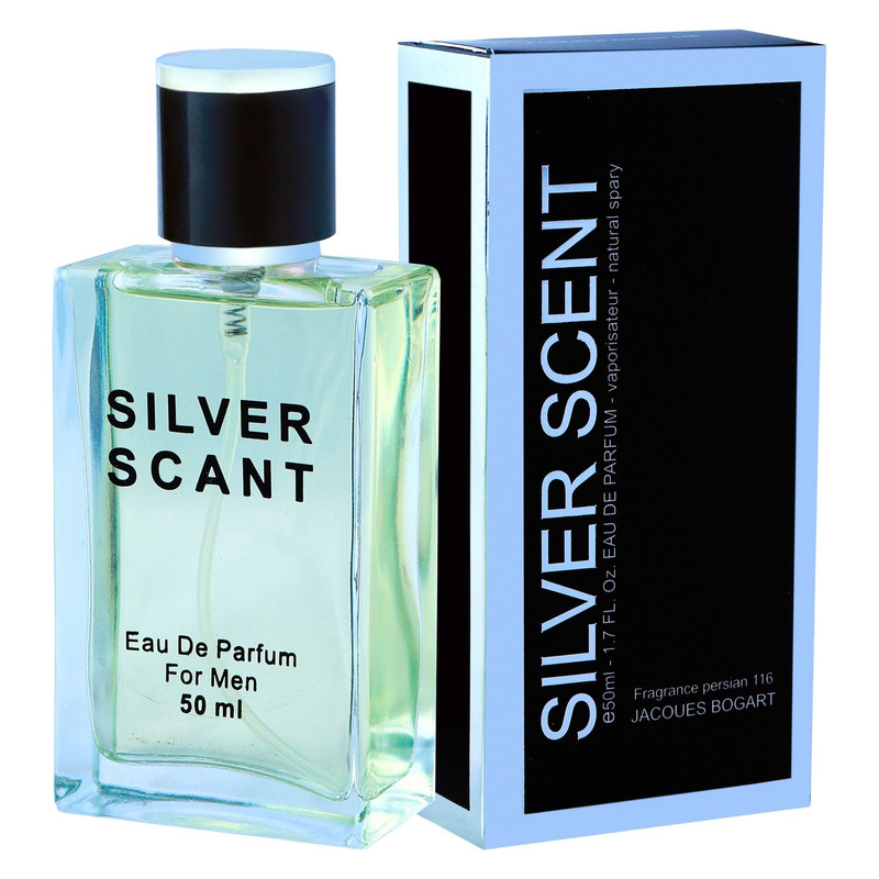 ادو پرفیوم مردانه فراگرنس پرشیا 116 مدل سیلور سنت با رایحه گرم و شیرین حجم 50 میلی لیتر