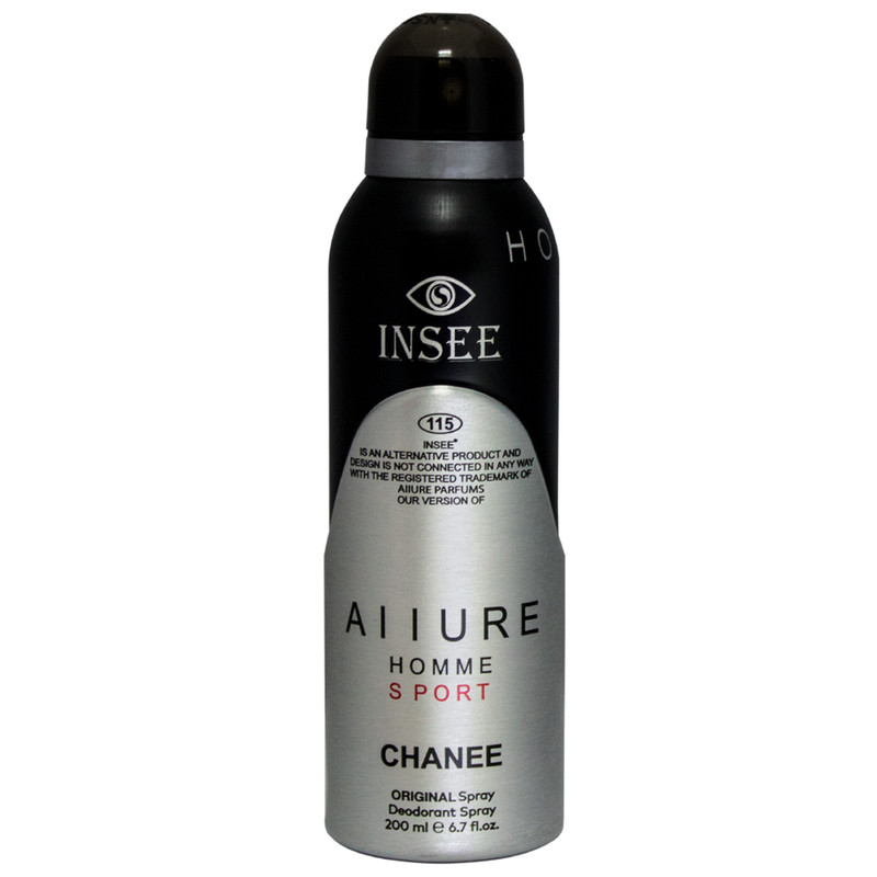 اسپری خوشبو کننده بدن مردانه اینسی مدل Allure حجم 200 میلی لیتر