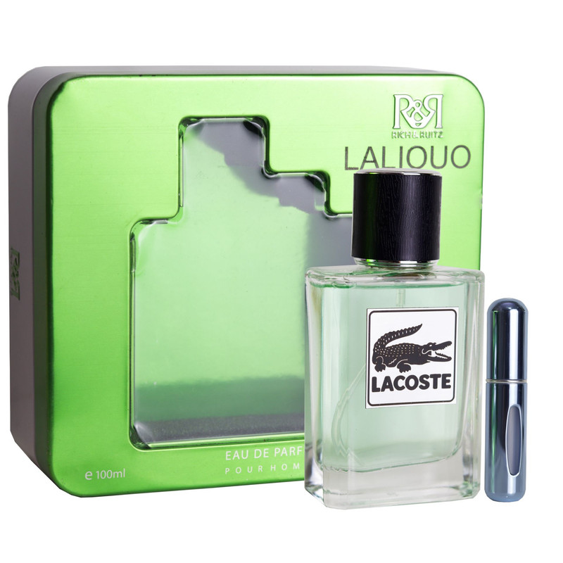 ست ادو پرفیوم مردانه لالیکو مدل لاگوست با رایحه خنک حجم 50 میلی لیتر به همراه عطر جیبی