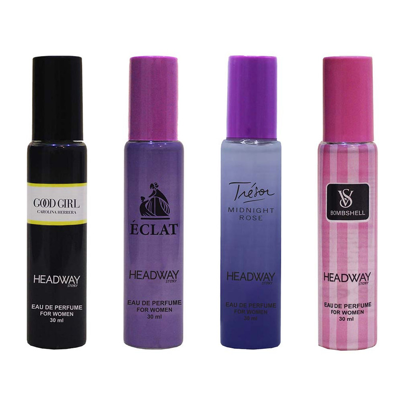 عطر جیبی زنانه هدوی استوری مدل لیدی حجم 30 میلی لیتر مجموعه 4 عددی