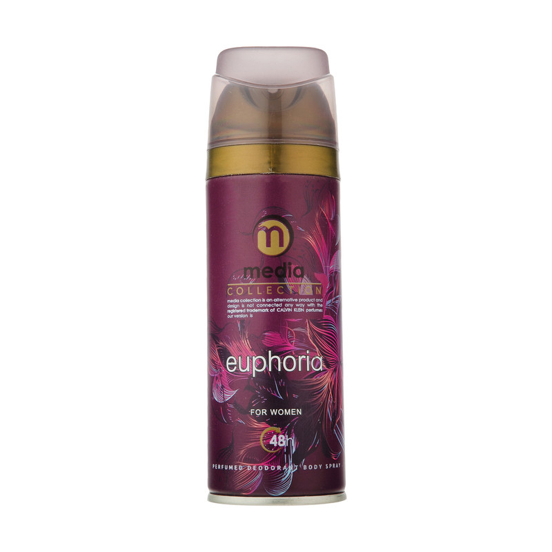 اسپری بدن زنانه مدیا مدل Ephoria حجم 200 میلی لیتر