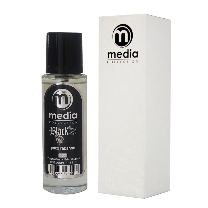 عطر جیبی مردانه مدیا مدل Black Xs حجم 35 میلی لیتر