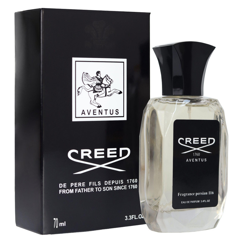 ادو پرفیوم مردانه فراگرنس پرشیا 116 مدل کرید اونتوس با رایحه تلخ و خنک حجم 70 میلی لیتر