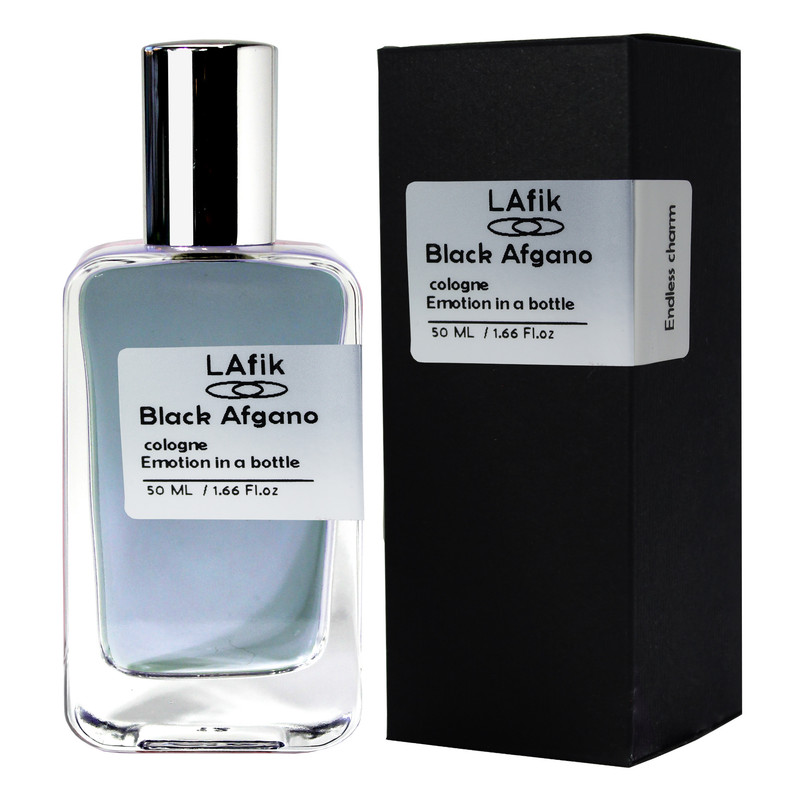 ادوپرفیوم لافیک مدل بلک افغان با رایحه گرم و تلخ حجم 50 میلی‌لیتر