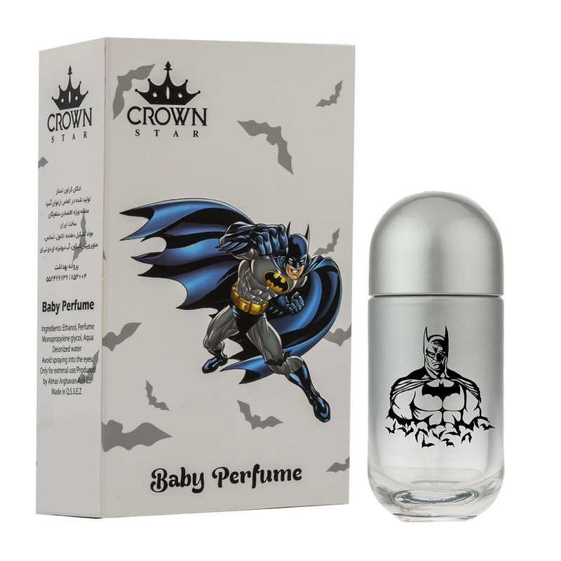 عطر کودک کراون استار مدل BATMAN با رایحه قرمز حجم 30 میلی لیتر