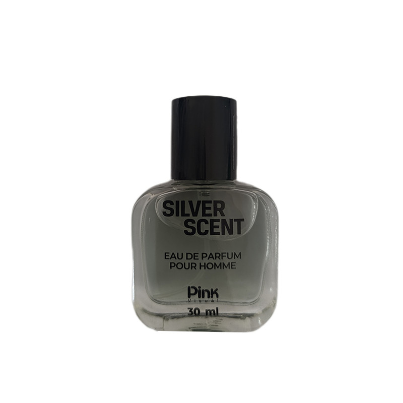 عطر جیبی مردانه پینک ویژوال مدل SILVER SCENT حجم 30 میلی لیتر