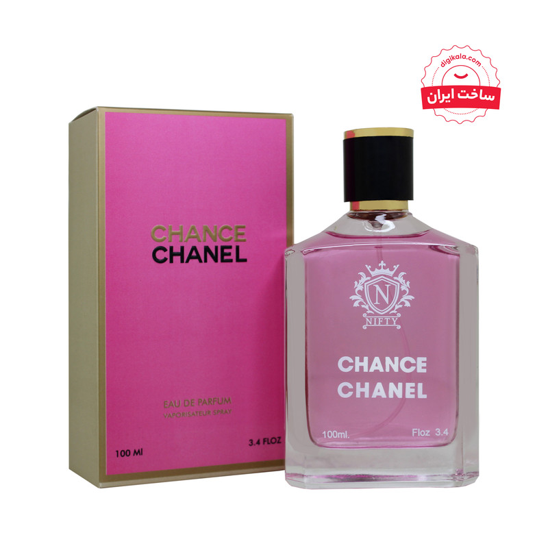 ادوپرفیوم زنانه نیفتی مدل چنس شنل  حجم 100 میلی‌لیتر
