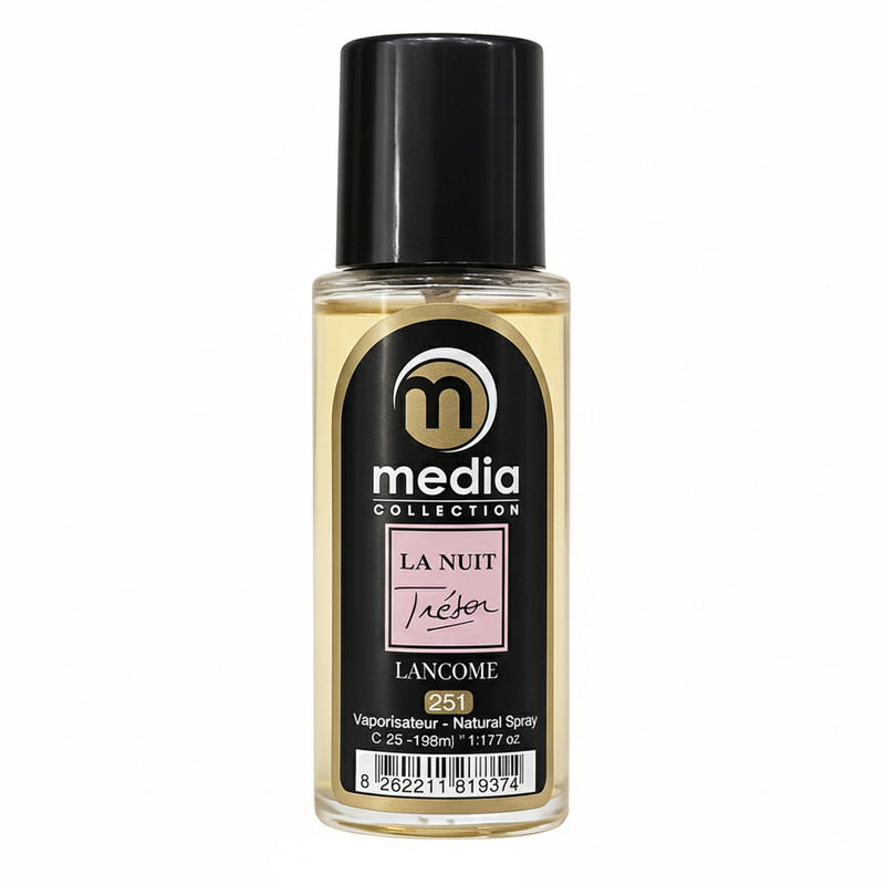 عطر جیبی زنانه مدیا مدل LA NUIT Trésor با رایحه گرم حجم 35 میلی‌‌‌لیتر