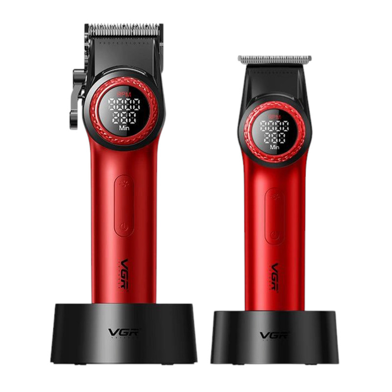 ماشین اصلاح موی سر و صورت شارژی وی جی ار مدل v-001 v--977