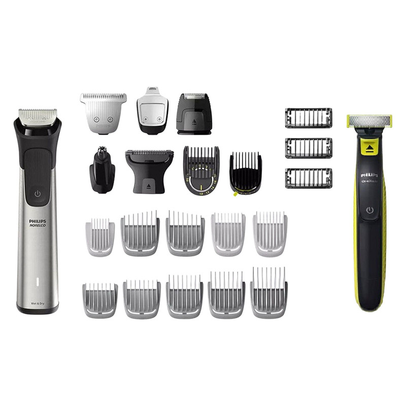 ست ماشین اصلاح موی صورت و بدن فیلیپس مدل MG9510 به همراه ماشین اصلاح وان بلید