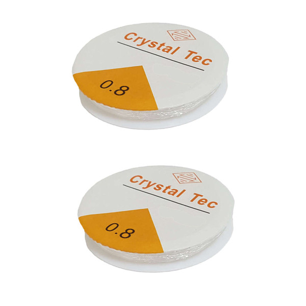 کش دستبند کریستال بسته 2 عددی