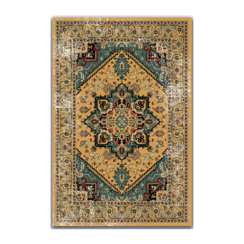 فرش پارچه‌ای مدل سنتی وینتیج مهرگان