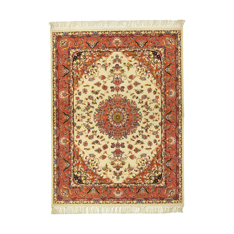 فرش ماشینی عرش طرح بنام زمینه کرم