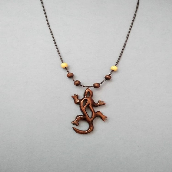 گردنبند مدل مارمولک