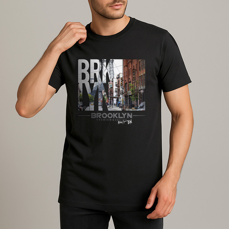 تی شرت آستین کوتاه مردانه موها فیتنس مدل  2622-BROOKLYN