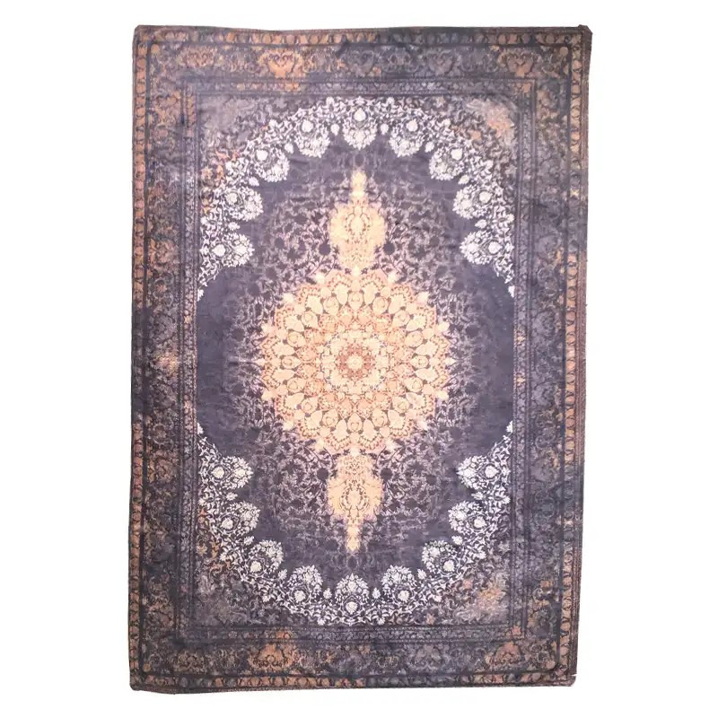 روفرشی نوین پرده خورشید مدل مخمل زمینه چند رنگ