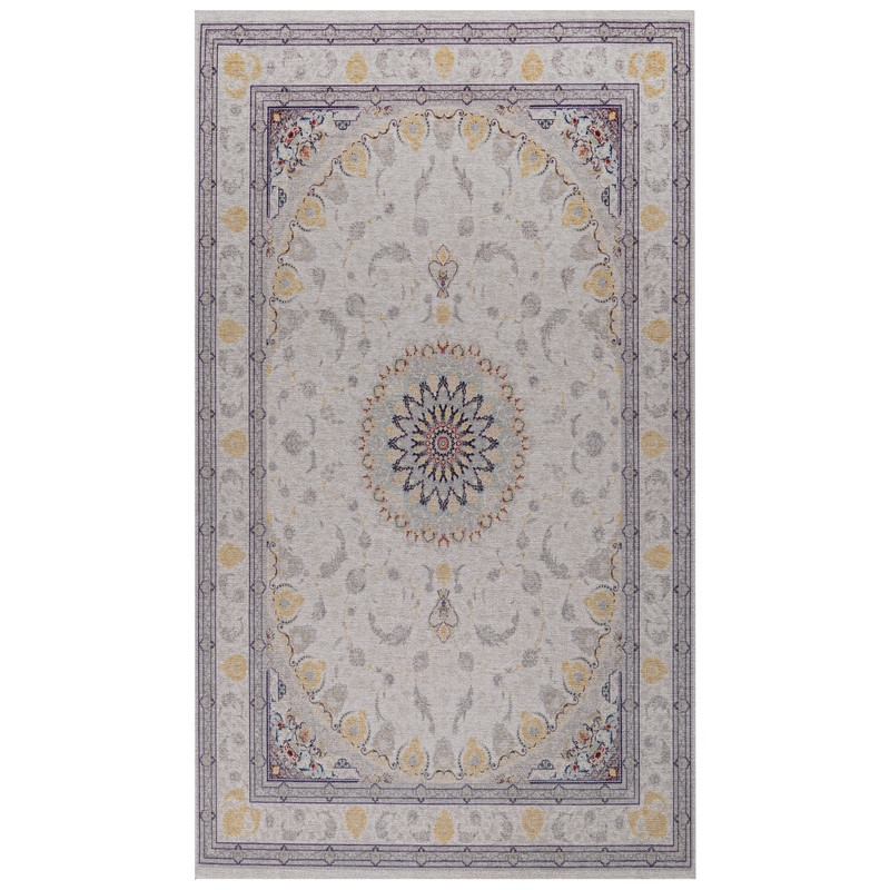 روفرشی سارای مدل کشدار ابریشم کد 606 زمینه شیری