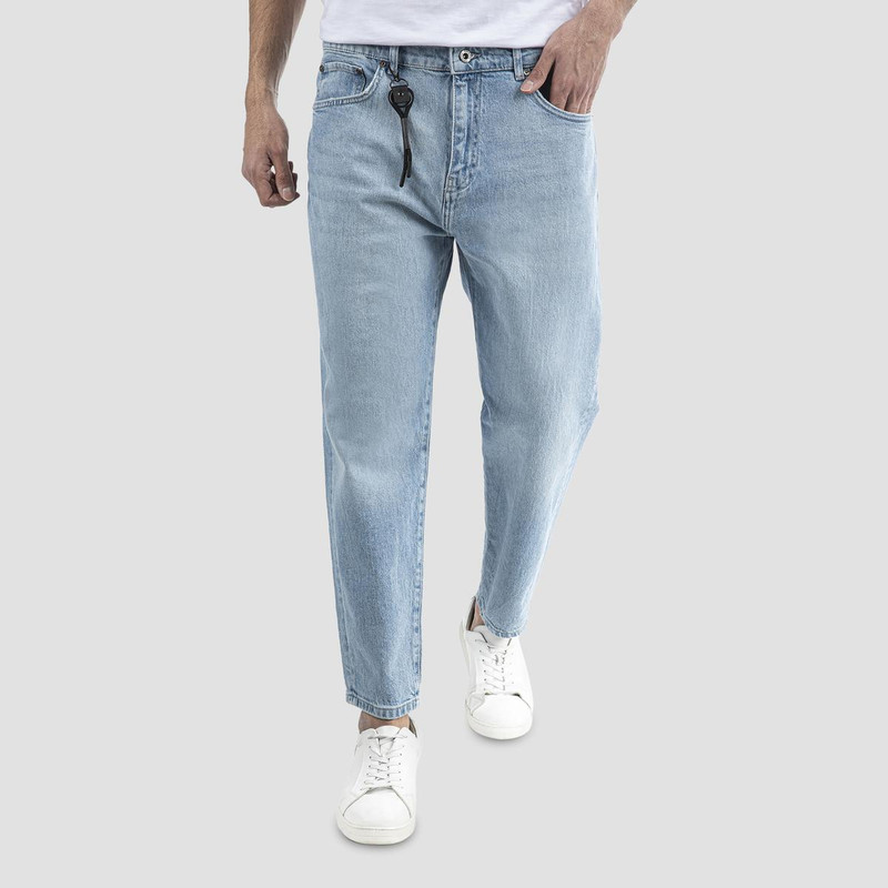 شلوار جین مام فیت مردانه پوتنزا مدل 92342015-3