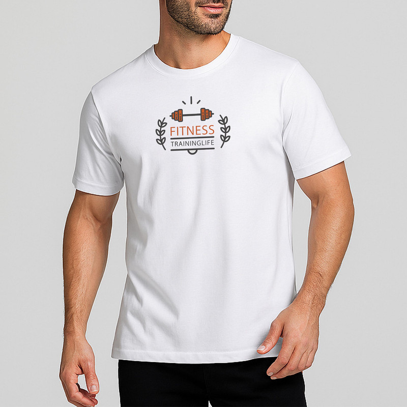 تی‌شرت آستین کوتاه مردانه مدل ورزشی پرانرژی کد 0975