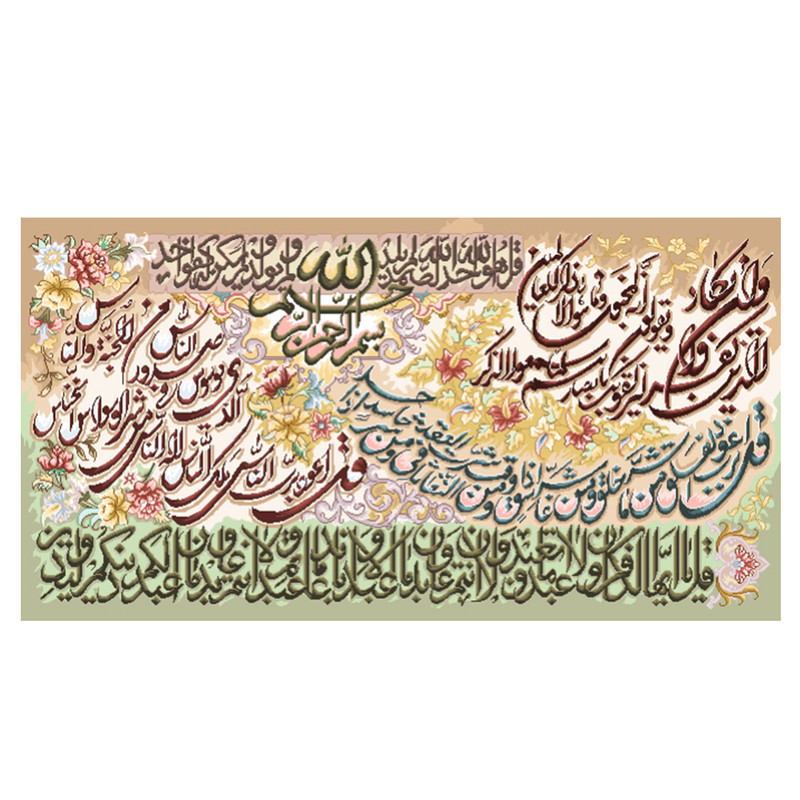 نخ و نقشه تابلوفرش مدل 22232