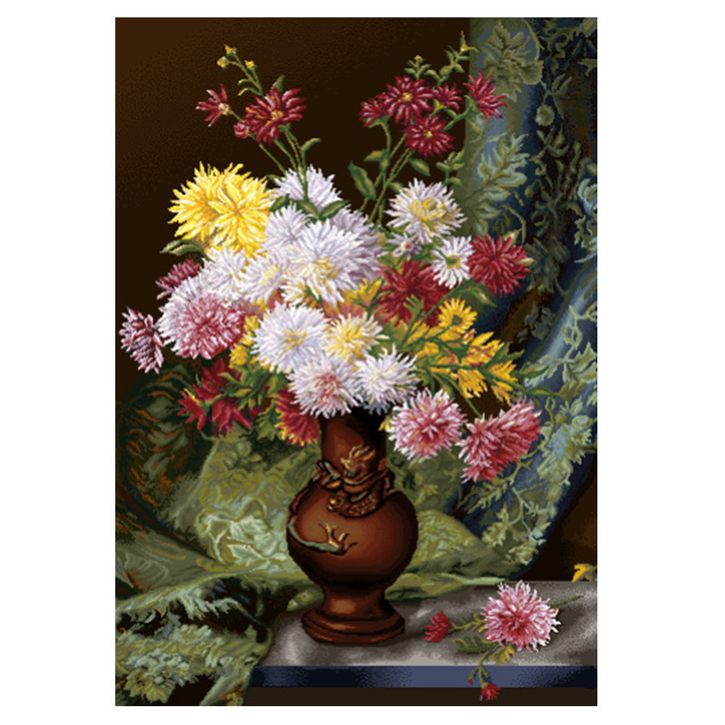 نخ و نقشه تابلوفرش مدل 25196