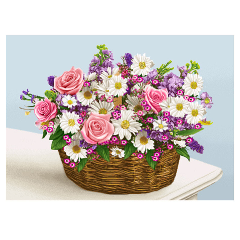 نخ و نقشه تابلوفرش مدل 2585