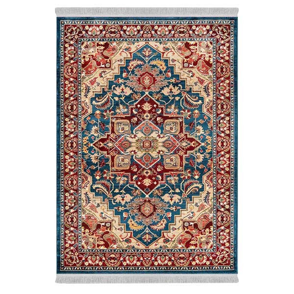 فرش پارچه‌ای دفه مدل فرشینه طرح مدرن کد 599