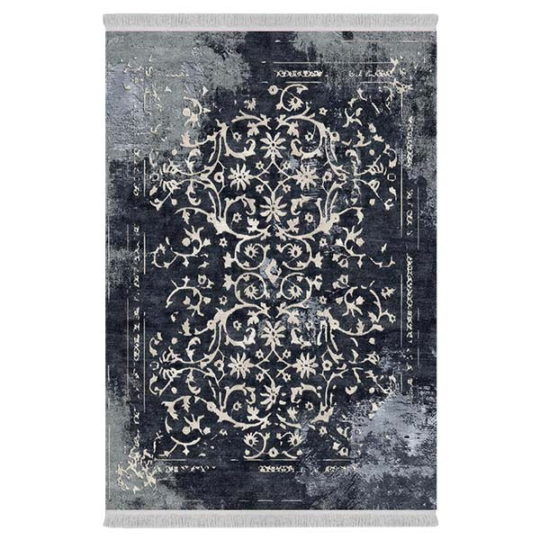 فرش پارچه‌ای دفه مدل فرشینه طرح مدرن کد 400