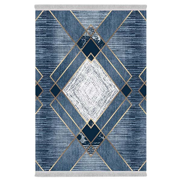 فرش پارچه‌ای دفه مدل فرشینه طرح مدرن کد 396