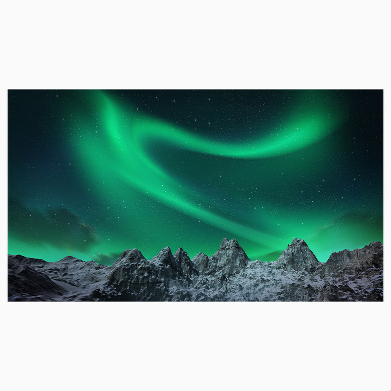 فرش پارچه‌ای مدل فرشینه طرح شفق قطبی کد AR3058820