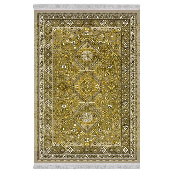 فرش پارچه‌ای دفه مدل فرشینه طرح مدرن کد 408