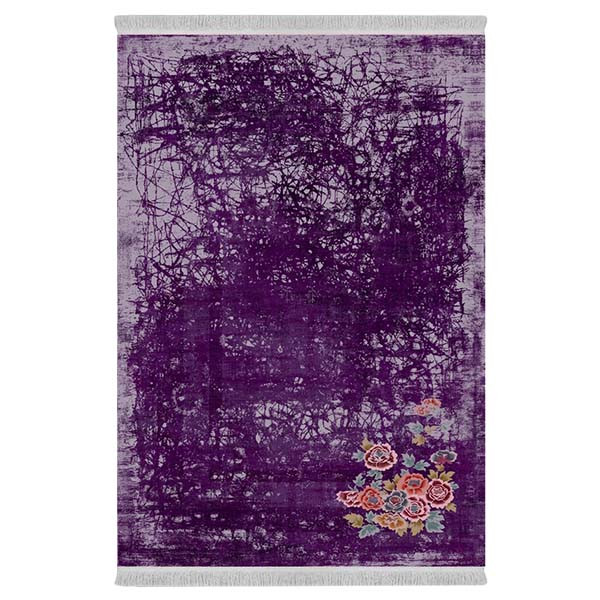 فرش پارچه‌ای دفه مدل فرشینه طرح مدرن کد 365