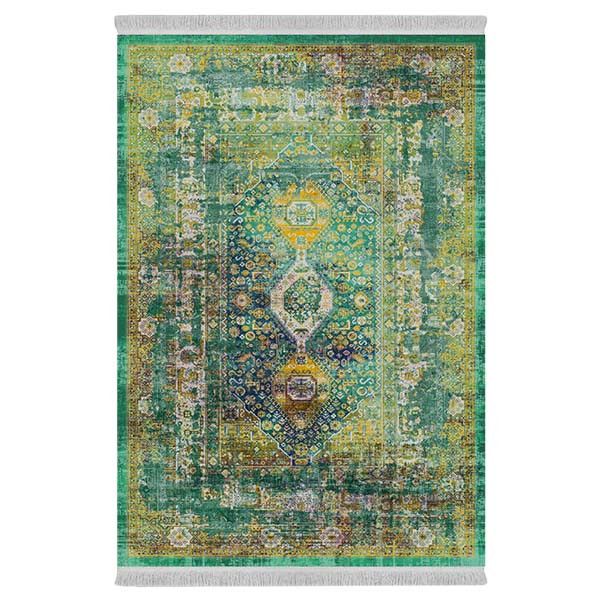 فرش پارچه‌ای دفه مدل فرشینه طرح مدرن کد 470