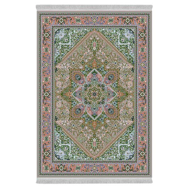 فرش پارچه‌ای دفه مدل فرشینه طرح مدرن کد 475