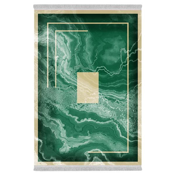 فرش پارچه‌ای دفه مدل فرشینه طرح مدرن کد 483